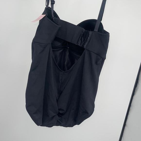 Cacique NWT Bodysuit Bra Bodyshaper Black 40D - Picture 2 of 11